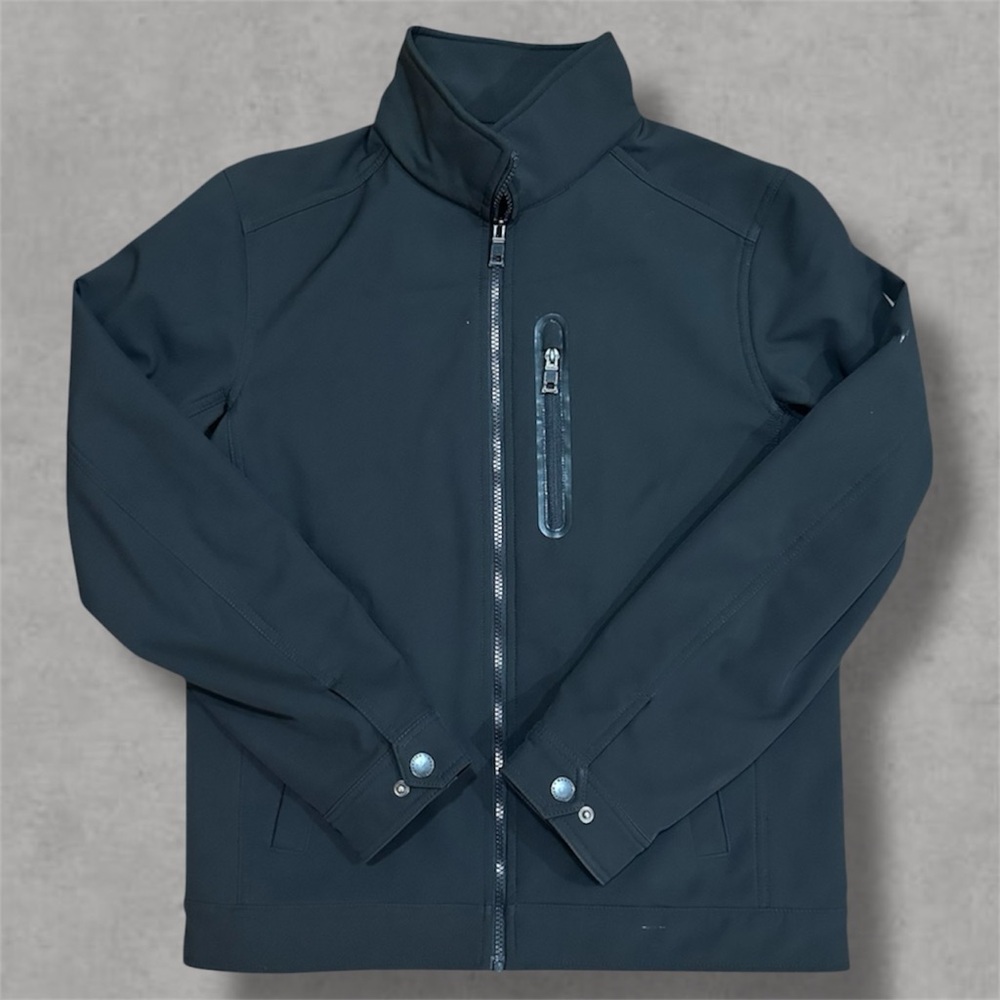 Nautica Jacket Mens Adult Small Black Sailing Full Zip Outdoors Coat